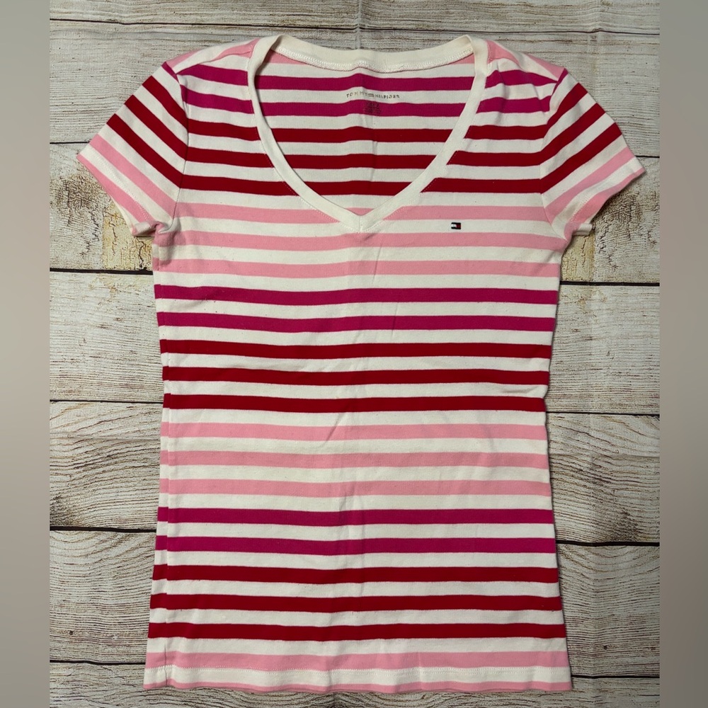 Tommy Hilfiger Pink Striped Shirt